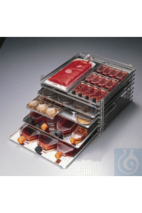 SP Bel-Art ProCulture Stak-A-Tray System; RackFrame with two center supports,...